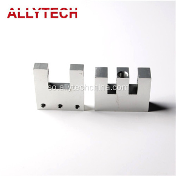 Qaybaha Mashiinka Saldhigga Islaaydh Mashiineed Saxan oo Aluminium ah